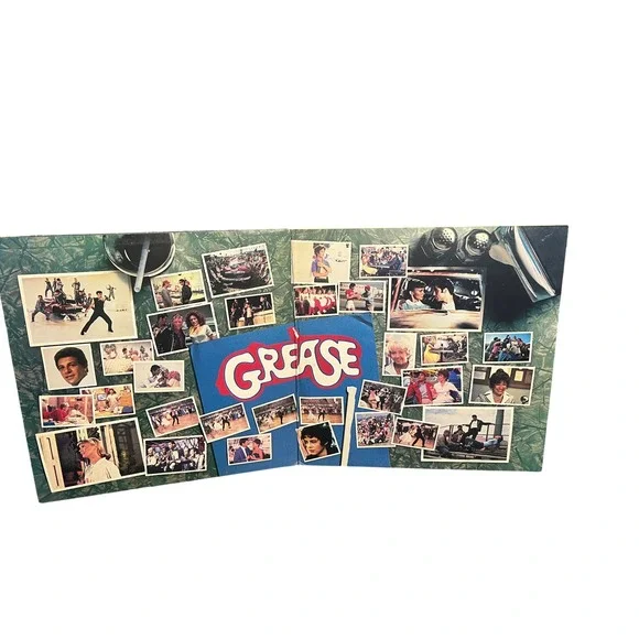 Grease Original Movie Soundtrack 1978 RSO RS-2-4002 Vinyl 2 LP John Travolta 12" - Picture 3 of 4